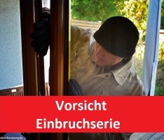 Vorsicht-Einbruchserie im gesamten Rhein-Neckar-Raum!