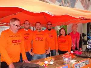 70F - Wahlkampf CDU in Orange