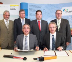 Landkreise Karlsruhe und Rhein-Neckar-Kreis kooperieren bei Breitbandausbau     