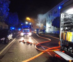 Gebäudebrand Walter-Rathenau-Str. Schwetzingen
