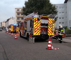 Zimmerbrand im Tilsiter Weg: </br> Zwei Verletzte, geringer Sachschaden