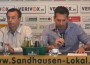 Die SV Sandhausen-Pressekonferenz vor dem Spiel gegen 1860 München