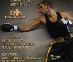 31. Januar: BW-Cup Kampftag in der Box-Arena Walldorf