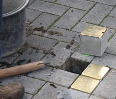 Stolperstein-Verlegung