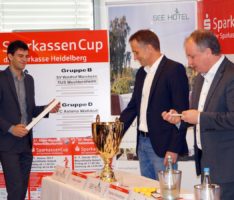 Rainer Zietsch sorgt für interessante Gruppen beim SparkassenCup 2017