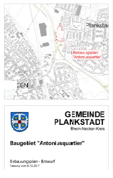 PLA: Antoniusquartier – Entwurfsunterlagen  liegen aus
