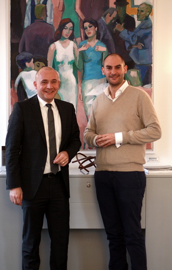 Dr. Danyal Bayaz zum Antrittsbesuch bei OB Dr. René Pöltl