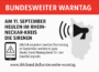 Bundesweiter Warntag am 11. September