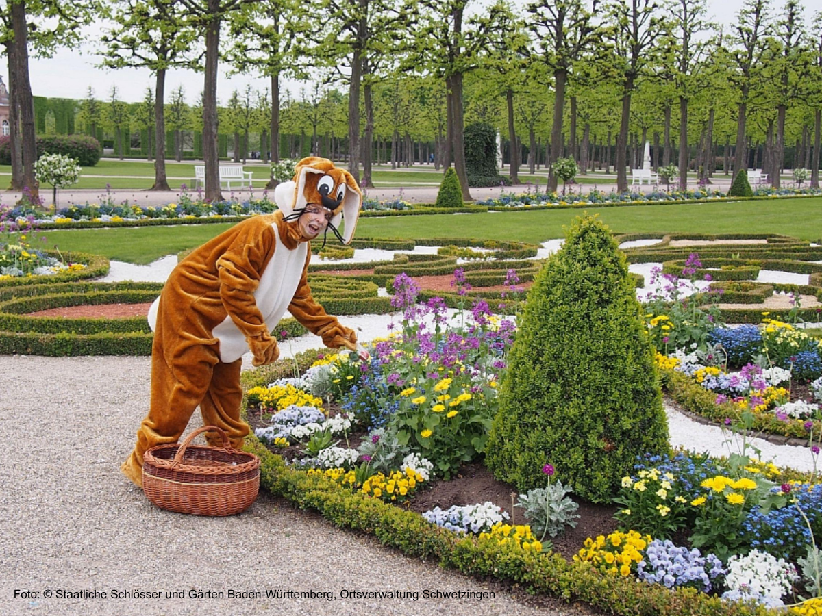 Osterrätsel am 5. April 2026 im Schwetzinger Schlossgarten