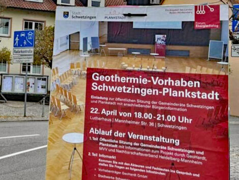 BI gegen Tiefengeothermie Schwetzingen: Risiken nicht auf die Bürger abwälzen