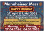 Gutscheine für die „Monnemer Mess“ am 27. April und 4. Mai