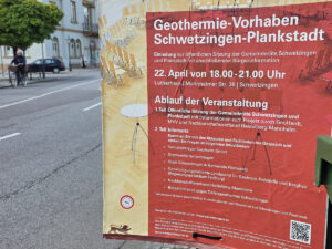 Tiefengeothermie in Schwetzingen/Plankstadt: Chance oder Risiko?