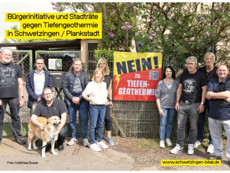 Schwetzingen: Widerstand gegen Tiefengeothermieprojekt von Geohardt wächst
