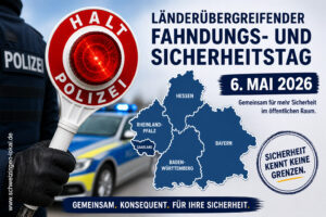 Länderübergreifender Fahndungs- und Sicherheitstag am 6. Mai