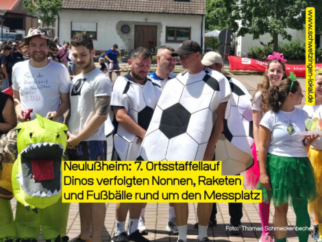 Neulußheim: Viel Tempo, tolle Kostüme und beste Stimmung beim 7. Ortsstaffellauf